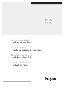 Handleiding Pelgrim IK2184 Kookplaat