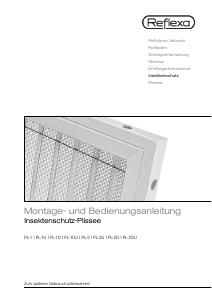Bedienungsanleitung Reflexa PL-2 Fliegengitter