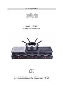 Bedienungsanleitung Silva PK-RF 122 Raclette-grill