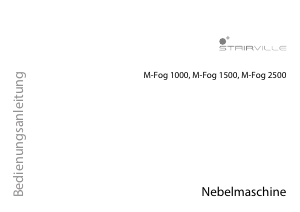 Bedienungsanleitung Stairville M-Fog 1500 Nebelmaschine