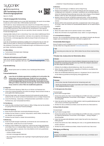 Bedienungsanleitung Sygonix 2734752 Taschenlampe