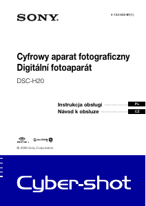 Instrukcja Sony Cyber-shot DSC-H20 Aparat cyfrowy
