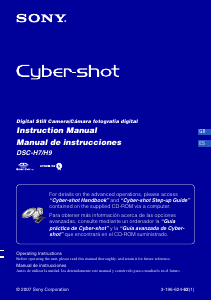 Manual de uso Sony Cyber-shot DSC-H7 Cámara digital