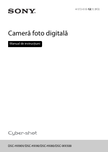 Manual Sony Cyber-shot DSC-HX80 Cameră digitală