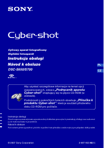 Instrukcja Sony Cyber-shot DSC-S650 Aparat cyfrowy