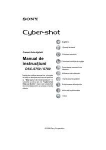 Manual Sony Cyber-shot DSC-S750 Cameră digitală