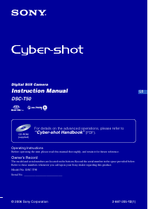 Manual Sony Cyber-shot DSC-T50 Digital Camera