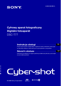 Manuál Sony Cyber-shot DSC-T77 Digitální fotoaparát