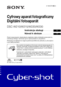 Manuál Sony Cyber-shot DSC-W215 Digitální fotoaparát