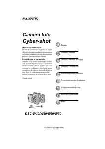 Manual Sony Cyber-shot DSC-W50 Cameră digitală