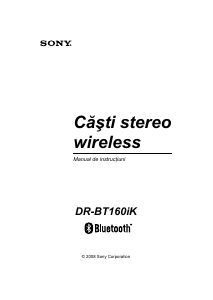 Manual Sony DR-BT160AS Set cu cască