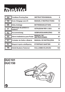 Mode d’emploi Makita DUC150 Tronçonneuse