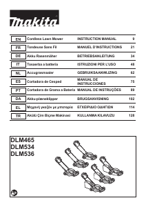 Handleiding Makita DLM536 Grasmaaier