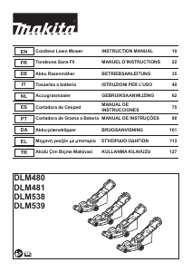 Handleiding Makita DLM539 Grasmaaier