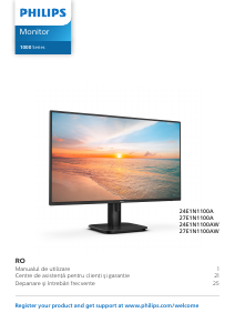 Manual Philips 27E1N1100A Monitor LED