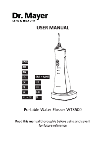 Handleiding Dr. Mayer WT3500 Flosapparaat