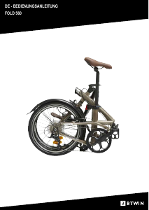 Bedienungsanleitung BTwin Fold 560 Faltrad