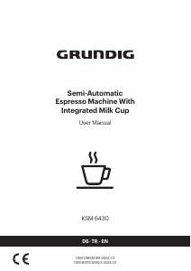 Bedienungsanleitung Grundig KSM 6430 Delisia Kaffeemaschine