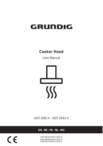 Handleiding Grundig GDT 2561 X Afzuigkap