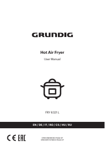 Handleiding Grundig FRY 6321 L Friteuse