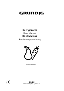 Bedienungsanleitung Grundig GQN 21355 XN Kühl-gefrierkombination