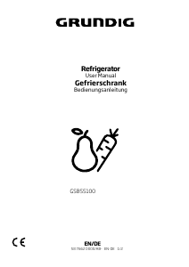 Bedienungsanleitung Grundig GSBS 5100 Kühl-gefrierkombination