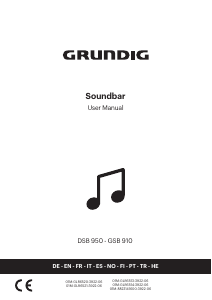 Käyttöohje Grundig DSB 950 Kotiteatterijärjestelmä
