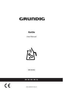 Handleiding Grundig WK 8340 Waterkoker