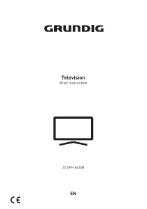 Manual Grundig 32 GFH 6620B LED Television