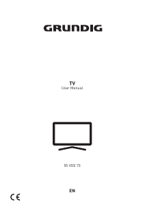 Manual Grundig 55 VOE 73 LED Television