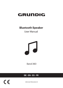 Handleiding Grundig Band 360 Luidspreker