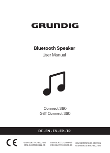 Handleiding Grundig GBT Connect 360 Luidspreker