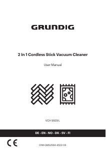 Handleiding Grundig VCH 9929 L Stofzuiger