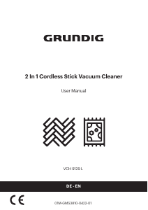 Handleiding Grundig VCH 9129 L Stofzuiger