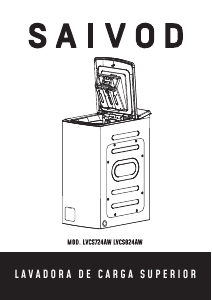 Manual Saivod LVCS824AW Máquina de lavar roupa