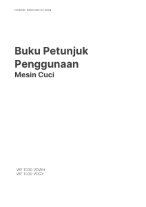 Panduan Modena WF 1030 VDGY Mesin Cuci