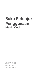 Panduan Modena WF 1244 VGDG Mesin Cuci