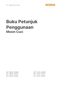Panduan Modena WT 0820 UGSR Mesin Cuci