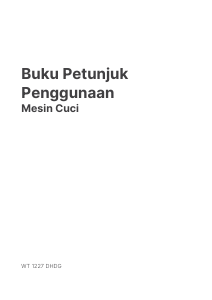 Panduan Modena WT 1227 DHDG Mesin Cuci