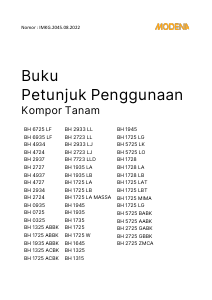 Panduan Modena BH 2725 GABK Hob
