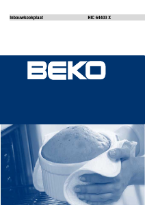 Handleiding BEKO HIC 64403 Kookplaat