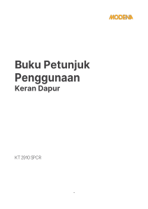 Panduan Modena KT 2910 SPCR Keran