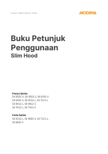 Panduan Modena SX 6501 V Cooker Hood