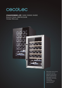 Handleiding Cecotec GrandSommelier 15000 Wijnklimaatkast