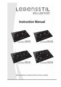 Handleiding Lebensstil Kollektion LKRH-7112W Kookplaat