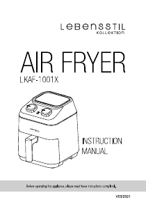 Handleiding Lebensstil Kollektion LKAF-1001X Friteuse