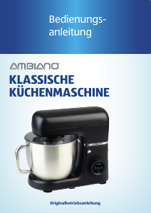 Bedienungsanleitung Ambiano GT-SF-KMR-01 Standmixer