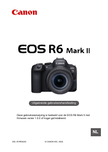 Handleiding Canon EOS R6 Mark II Digitale camera