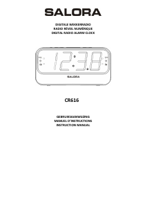 Manual Salora CR616 Alarm Clock Radio