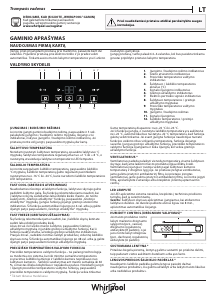 Vadovas Whirlpool W9C 941C OX Šaldytuvas-šaldiklis